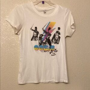 Oasis White Graphic Short Sleeve Tee Dig Out Your Soul